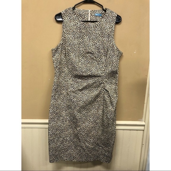 J. McLaughlin Anne Sheath Dress Animal Print Size 14 NWT $198 - Picture 1 of 5